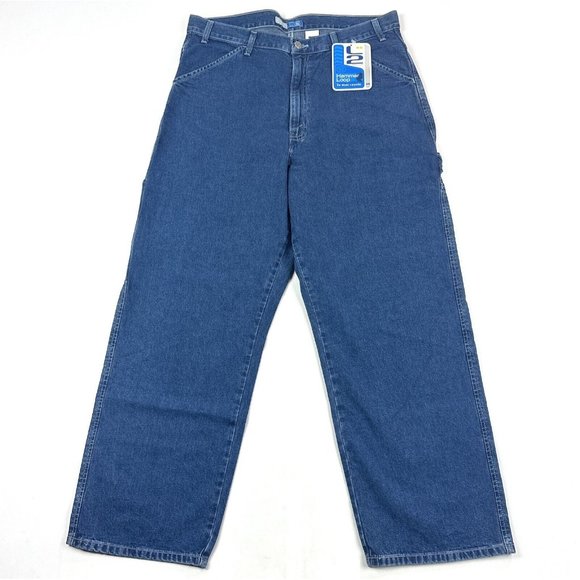Levi's Other - Levis L2 Hammer Loop Carpenter Loose Jeans Mens 36x30 Blue Retro Y2K Deadstock